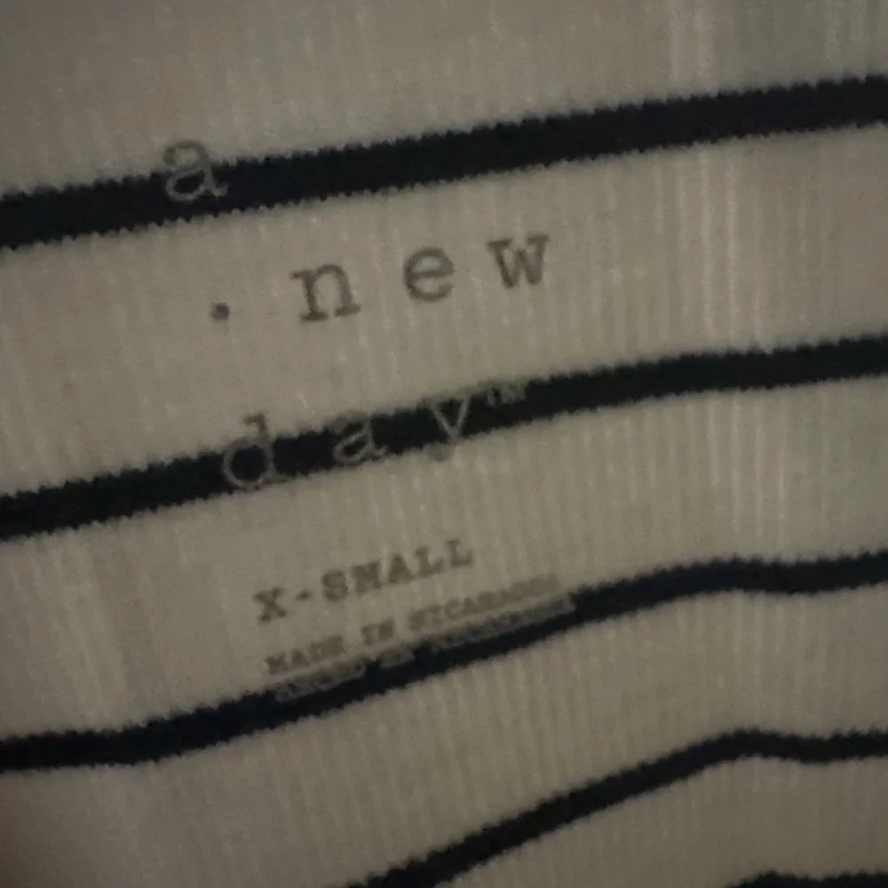 A New Day Navy & White Striped Sleeveless Tank Dress Size XS - Picture 3 of 3